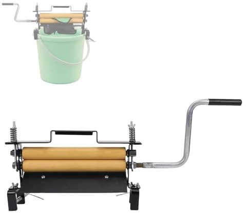 Escurridor de ropa portátil resistente con soporte de acero ajustable, extractor de ropa de manivela, elimina el 95% de agua para uso doméstico fuera de la red, solución de lavado eficiente