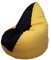 Altmark-Design Sitzsack XL für Fans Gelb-Schwarz incl. Inlett