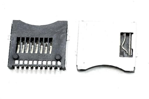 Sourcingmap SMT Surface Mount Pull-Out Type Micro SD Card Sockets Replacements 50 Pcs