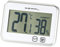 PEARL Raumthermometer Digital: Digitales Thermometer & Hygrometer mit Minimum/Maximum, Touch (Digitales Zimmerthermometer, Raumtemperaturmessgerät, Wandthermometer)