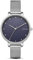 Skagen Damen Hagen Dreizeiger, Silberne Edelstahluhr, SKW2582