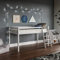 Vida Designs Sydney High Sleeper Cabin Bunk Bed With Ladder, Solid Pine Wood Frame, Kids Children, Single 3 Foot, White