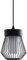 Lindby Außenleuchte Vajana (spritzwassergeschützt (Retro, Vintage Antik) in Schwarz aus Aluminium (1 flammig E27) - Pendelleuchte außen