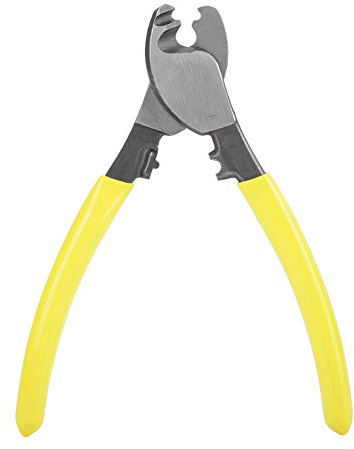 6 inch 165mm Pince Coupante de Câble,Câble Électrique Fil de Coupe Pince en Acier Chrome Vanadium, Outil de Coupe à Main pour PE/IV Câbles, Câbles de Communication