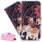 LEMAXELERS iPhone SE 2020 / iPhone 8/7 Hülle,Für iPhone 8 Handyhülle Leder Retro Elefant Flip Case PU Leder Cover Magnet Schutzhülle Tasche Handytasche für iPhone SE 2020,BF Retro Elephant