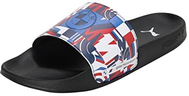 PUMA Unisex BMW MMS Leadcat 2.0 Schiebe-Sandalen, Strong Blue White Black, 47 EU