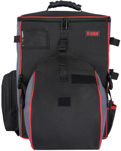 KUNN Welding-Backpack Pro Technician Tool-Bag - Large Capacity Welder-Pack Durable with Helmet Catch