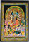 Purpledip Durga Ma: 20092 Wandposter aus Baumwolle, spirituelles Aufhängen, ungerahmt, mehrfarbig
