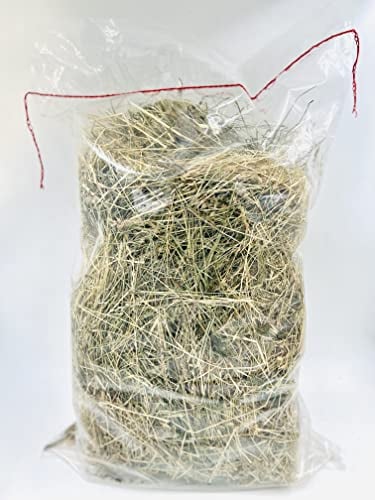 Foin Naturel de Qualité Supérieure - en Sachet de 2KG - Livraison Directe à Domicile - Made in France pour Lapins, Moutons, rongeurs, chèvres