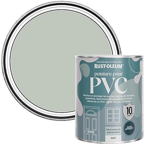 Rust-Oleum Green uPVC Door and Window Paint in Matt Finish - Chalk Green 750ml