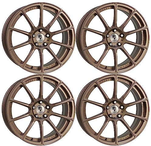 4x MB Design Felgen MF1 8.5Jx19 ET40 5x114,3 Bronze hell matt kompatibel mit Model 3