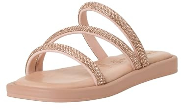 Tamaris Damen Mules Pantoletten Textil Keilabsatz Sommer; ROSE/rosa; 40 EU