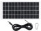Yuikome Panneau solaire 5W 12V panneaux de polysilicium chargeur de batterie solaire extérieur panneau solaire portable avec port DC pour batterie 3.7V