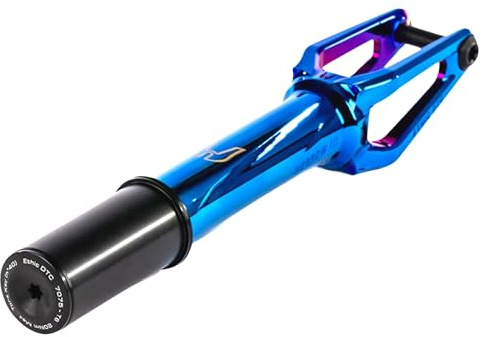 Fantic26 Sticker + Ethic DTC Legion V2 Stunt-Scooter Fork Park-Trick-Tret-Roller Ersatz-Gabel (Merrow V3 IHC Blauchrome)