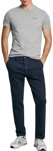 Pepe Jeans Herren Gymdigo Chino Hose, Blau (Dulwich Blue), 34