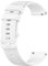 OcioDual Bracelet Montre Connectée, Bracelet Montre 20mm en Silicone, à Dégagement Rapide, Bracelets de Montres pour Femme, Bracelets de Montres pour Homme, Modèles Universels, Blanc