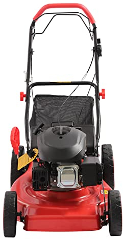 Tosaerba a benzina con azionamento, scarificatore a benzina, 173 cc, a 4 cilindri singoli, altezza di taglio 8 velocità, espulsione laterale 51 cm larghezza di taglio, 6,0 CV