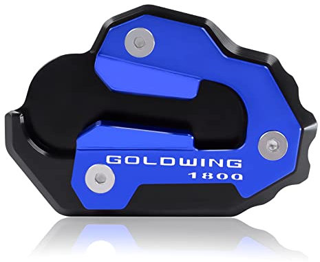 SeitenstäNder Verbreiterung Fit -Verwendung for Honda Goldwing 1800 GL 1800 F6B GL1800 2020 2021 2022 CNC Kickstand Motorrad -Fuß -Stand -Ständer -Verlängerungstruppplatte Motorrad SeitenstäNder Unter