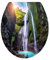 Winhappyhome Wasserfall Landschaft Toilettendeckel Aufkleber Badezimmer Dekoration Dekor WC Aufkleber