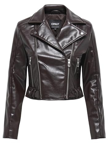 ONLY Damen Onlkamilla Patent Shoulder Biker Cc OTW