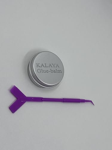 Cire Colle Gluebalm pour rehaussement de cils et sourcils + son peigne en acrylique pour rehaussement de cils
