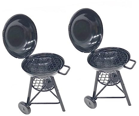 ERINGOGO 2pièces Mini Four à Pizza pour Maison De Poupées De Accessoire De Jeu pour Modélistes Décoration De Cuisine Miniature