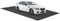 COSTWAY Garage Bodenmatte, 600 x 220 cm Auto Ölauffangmatte, Ölmatte rutschfest & wasserdicht & wiederverwendbar, Garagenmatte Antirutschmatte mit doppelseitigem Klebeband für Werkstatt, Garage