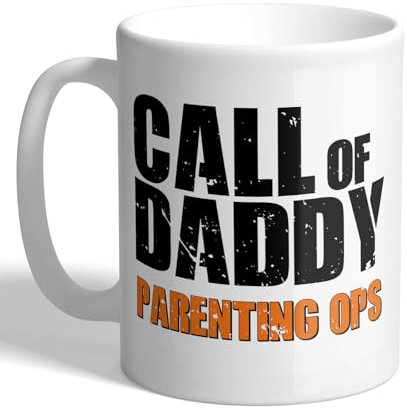 I Love Mugs - Call of Daddy - Parenting Ops - Funny COD Gaming, Father Mug, Ceramic, 11fl.oz.