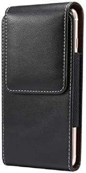 DFV mobile - Vertical Leather Case with Belt Loop for Huawei nova 11 Pro (2023) - Black
