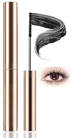 Prime Mascara for Mature Women, Black Tube Mascara for Sensitive Eyes | Defines thinning lashes with a gentle waterproof formula for daily wear, work, travel and special occasions.