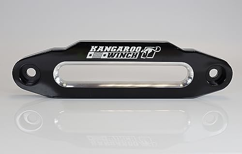 PowerWinch Aluminiumseilfenster Hawse Fairlead für Seilwinden mit Kunststoffseil Lochabstand 254 mm