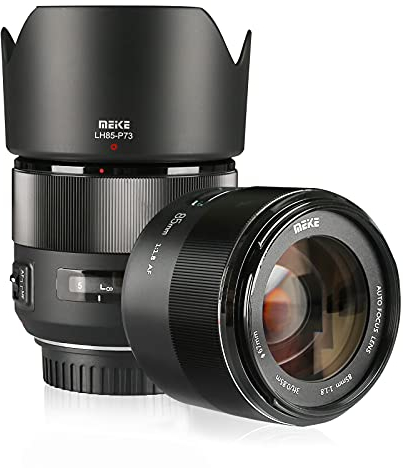 Meike 85mm f1.8 Large Aperture Full Frame Auto Focus Prime Telephoto Lens for EOS EF Mount Camera Compatible with APS-C Bodies Such as 1D 5D3 5D4 6D 7D 70D 550D 80D