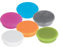 Franken Magnete Haftmagnete für Whiteboard, Kühlschrank, Magnettafel, Magnetwand, farblich sortiert in trendigen Farben: perlweiß, pink, hellblau, hellgrün, silber, orange, 30 Stück (Farbig, 20 Stück)