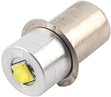 Fydun Bombilla de repuesto para linterna LED 1pc P13.5S 3W Bombilla para linterna LED Lámpara de antorcha Luz de trabajo de emergencia(4—12V)