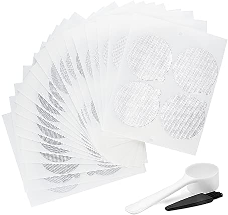 i Cafilas Set de 100 couvercles pour capsules réutilisables Compatible avec les machines Nespresso Original Line Autocollants uniquement, capsules non incluses
