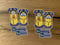 #249 / 2X Breaking Minion Banana Aufkleber 7x5cm Comic Kult Sticker Bad Fun Auto Motorrad JDM OEM Stickerbomb