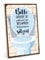 TypeStoff Holzschild mit Spruch – Toilette – im Vintage-Look mit Zitat als Geschenk und Dekoration zum Thema Klo und Badezimmer - HS-00964