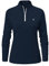 YSENTO Womens 1/4 Zip Running Tops Long Sleeve Sport Gym Top Training Casual Long Sleeve Golf Top(Navy,M)