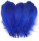 100 Stück Bunte Feder zum Basteln Naturfedern Gänsefedern Indianer Bastelfedern für DIY Kunstwerk Masken Hüte Ohrringe Haarschmucken Traumfänger Hochzeit Karneval Party Dekoration,12-18cm Blau