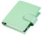 Moterm Pocket Regular Ringe Planer - Echtes Leder Binder Organizer (Kiesel-Minzgrün, 19mm Ring)