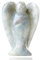 QINJIEJIE Labradorit Engel Figur Schutzengel Natürliche Kristalle Edelsteine Heilung Kristall Wächter Engel Statue Reiki Figur Angel Deko Geschenke