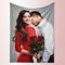 Rainsar Personalisierte Fotodecke 80x120, Kuscheldecke mit Eigenem Foto, Personalisierte Geschenke für Frauen, Hochzeit, Jahrestag