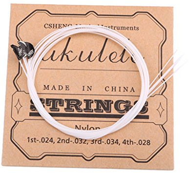 Corde per ukulele in nylon bianco per accessori per ukulele