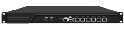 HUNSN 1U Firewall Appliance 10GbE, PFSense, Mikrotik, OPNsense, VPN, 3th Gen Core I5 3320M, 3340M, RJ16, 6 x Intel 2.5GbE I226-V, 2 x SFP+ 82599ES 10GbE, 4G RAM, 64G SSD