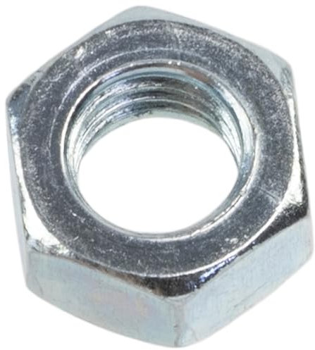 AERZETIX - Set di 120 dadi esagonali M5 con filettature metriche - acciaio zincato - colore argento - assemblaggi meccanici ed elettronici - progetti fai da te