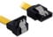 Delock Cable SATA 6 GB/s 50 cm Yellow Down/Straight Metal