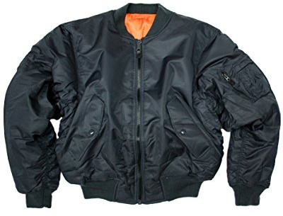 Mil-Tec US Fliegerjacke MA1® Basic • Klassische Bomberjacke im US Air Force Stil • Wind- & wasserabweisende Pilotenjacke • Wendbare Übergangsjacke Herren • Freizeitjacke Herren