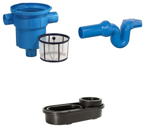 Regenwasserfilter Zisternenfilter 3P Spar-Set GF mit Kunststoffsieb für den Einbau in die Zisterne oder Kunststoffzisterne, Anschluss DN100, Höhenversatz 0 cm. Für die Regenwassernutzung im Garten