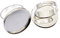XieXie 20 Stück Ringe silberfarben 20mm Fassung zum Schmuck basteln