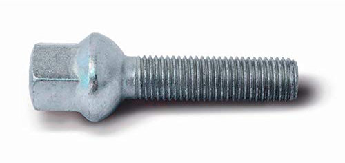 H&R Tornillo de Rueda Esférico R12 M12x1.50 - Longitud 35mm (pe. compatible con Mercedes)